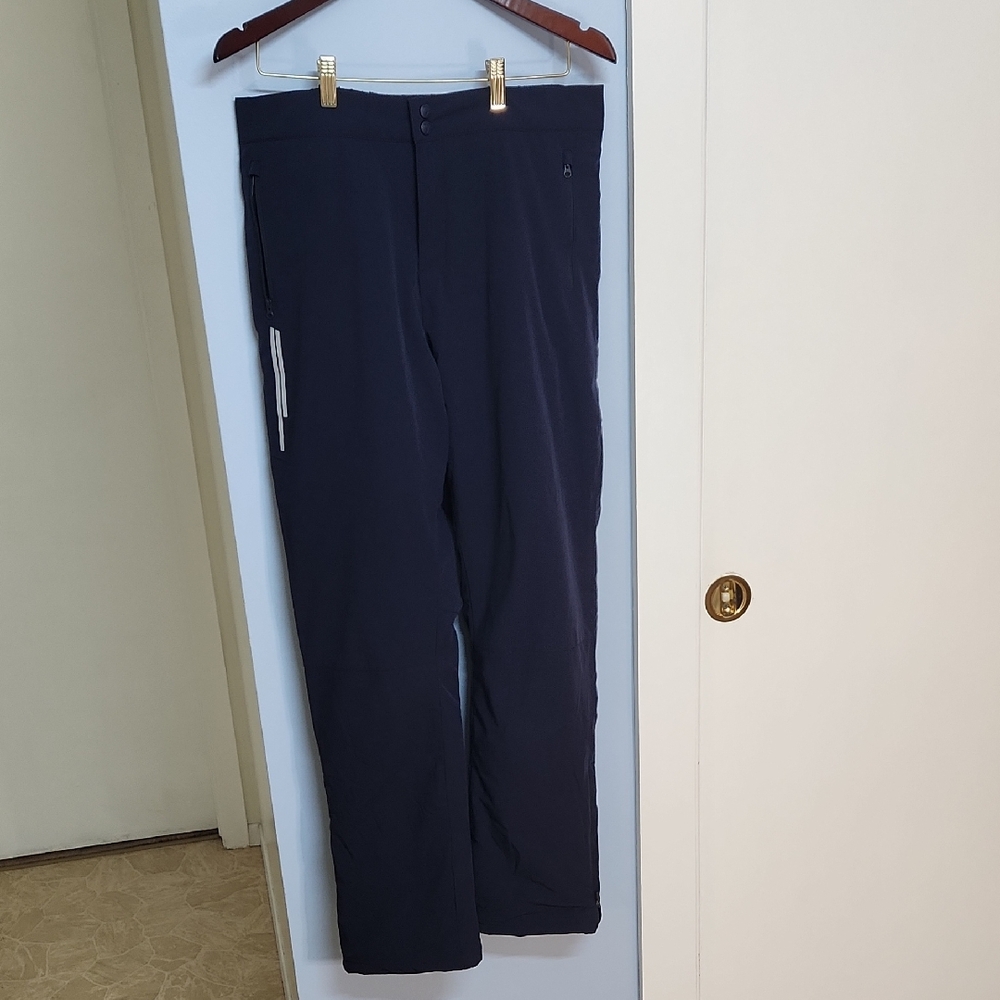 Women's Navy Blue Fleece Lined Snow/Wind pant